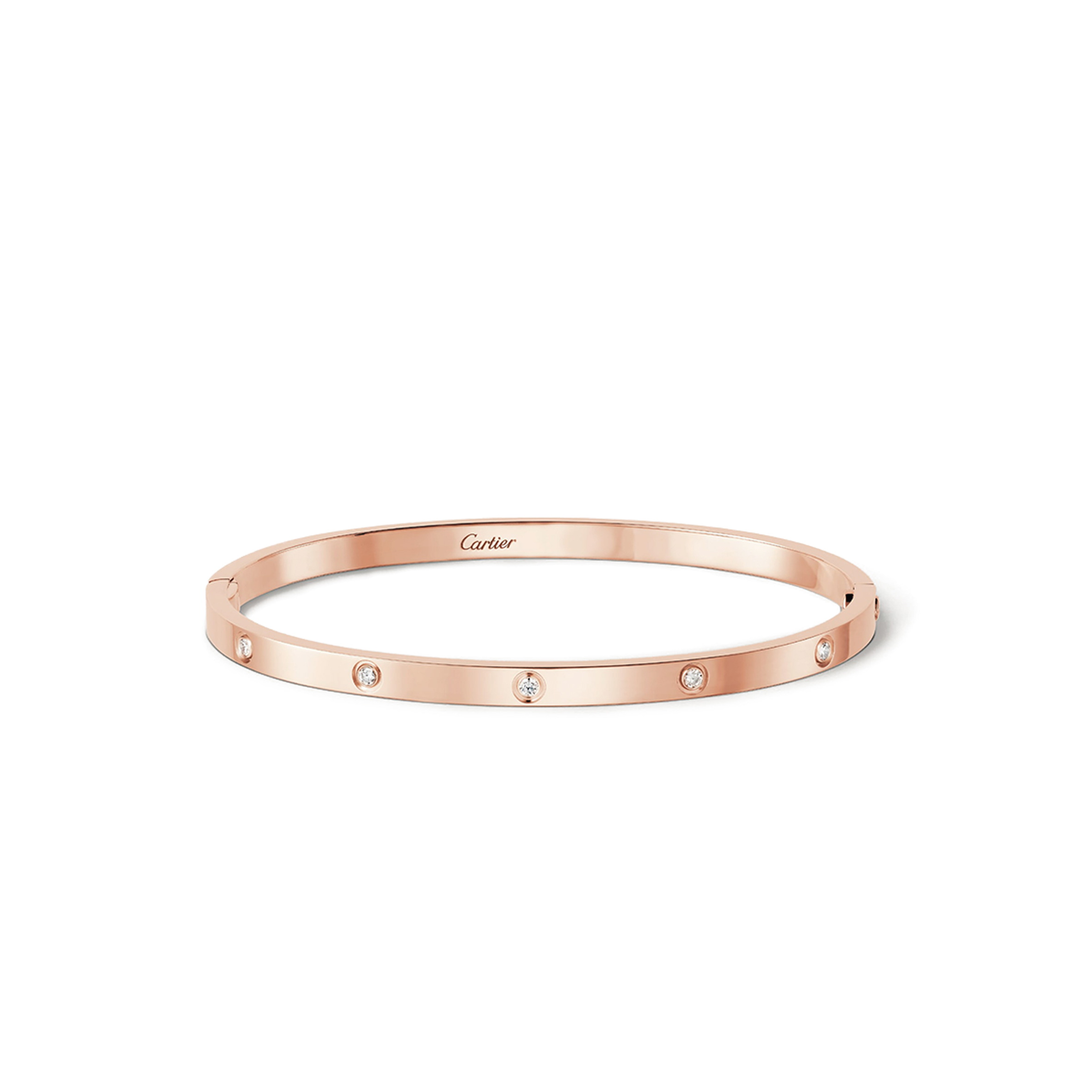 CARTIER  LOVE BRACELET, SMALL MODEL, 10 DIAMONDS  B6047917